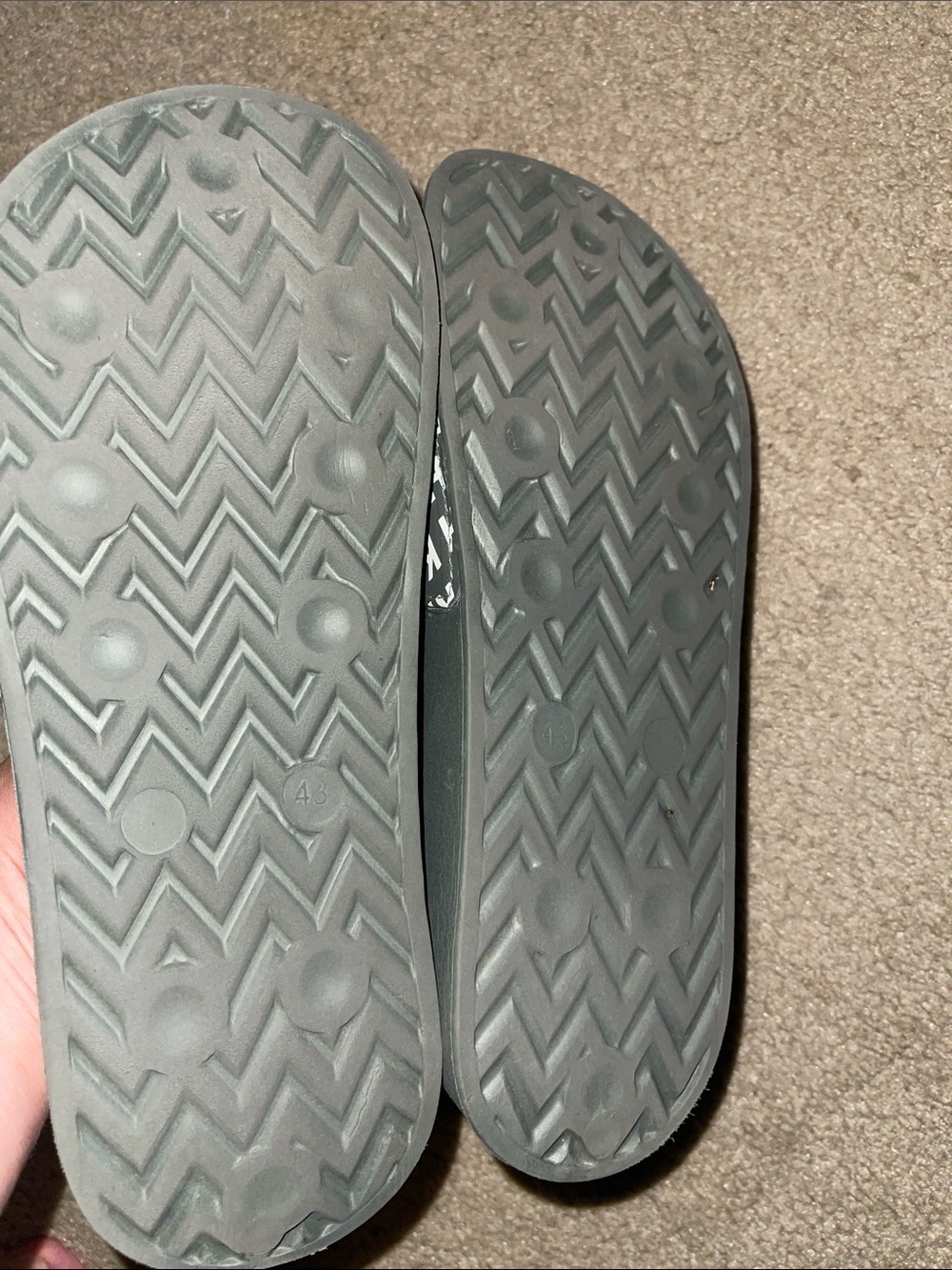 KITH Green Men’s Logo Slide Sandals.  Size 10 - Picture 4 of 4